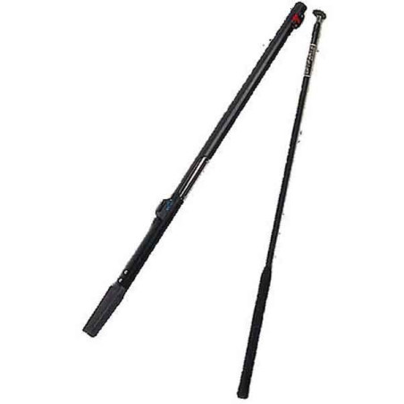 WINDESIGN - TILLER + EXTENSION FOR LASER® BLACK ALUMINUM