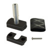 OPTIPARTS - SNODO STICK - PROLUNGA IN GOMMA UNIVERSALE 16MM CON BASE SMONTABILE