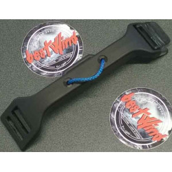 GANCIO TRAPEZIO 3 PUNTI IN PLASTICA CON FIBBIA SGANCIO RAPIDO - RICAMBIO