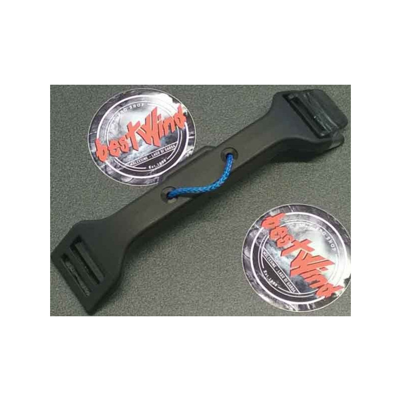 GANCIO TRAPEZIO 3 PUNTI IN PLASTICA CON FIBBIA SGANCIO RAPIDO - RICAMBIO