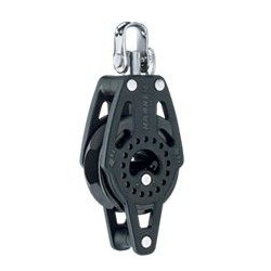 HARKEN - BOZZELLO 57 MM A CRICCO CON ARRICAVO CARBO RATCHETS BLOCK WITH BECKET