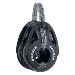 HARKEN - BOZZELLO 57 MM DOPPIO T2™ SOFT ATTACH DOUBLE CARBO BLOCK
