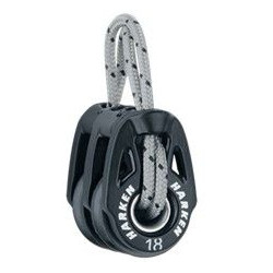 HARKEN - 18 MM T2™ SOFT ATTACH DOUBLE CARBO BLOCK