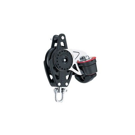 HARKEN -57 MM CARBO BLOCK WITH BECKET AND CAM CLEAT