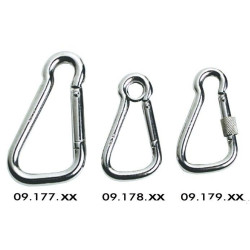 CARABINER WIDE OPENING WITH FERRULE 122 MM