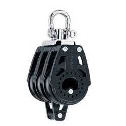 HARKEN - BLOCK 40 MM TRIPLE WITH BECKET TRIPLE CARBO BLOCK WITH BECKET