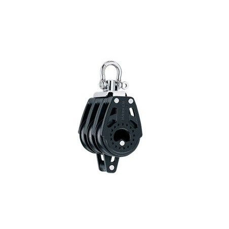 HARKEN - BLOCK 40 MM TRIPLE WITH BECKET TRIPLE CARBO BLOCK WITH BECKET
