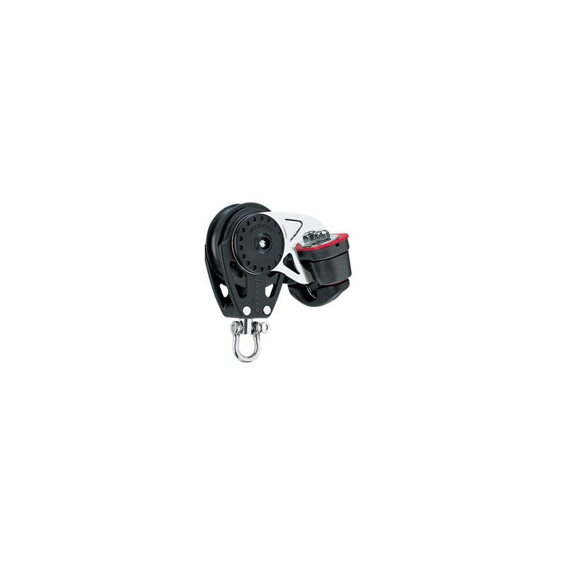 HARKEN - BOZZELLO 40 MM SINGOLO / GIREVOLE / CON STROZZATORE CARBO-CAM 471 CARBO BLOCK WITH CAM 471 CLEAT