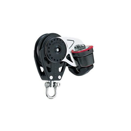 HARKEN - BOZZELLO 40 MM SINGOLO / GIREVOLE / CON STROZZATORE CARBO-CAM 471 CARBO BLOCK WITH CAM 471 CLEAT