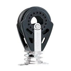 HARKEN - BOZZELLO 40 MM VERTICALE / FISSO CARBO STAND-UP BLOCK WITH SPRING AND EYESTRAP - ASSEMBLED