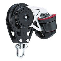 HARKEN - BOZZELLO 75 MM CON STROZZATORE CARBO BLOCK WITH CLAM CLEAT