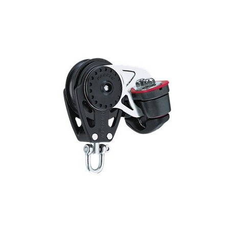 HARKEN - 75 MM WITH CLEAT CARBO BLOCK WITH CLAM CLEAT