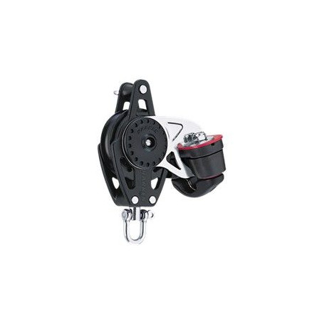 HARKEN - 75 MM WITH CLEAT AND BECKET CARBO BLOCK WITH BECKET AND CAM CLEAT