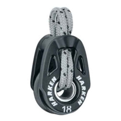 HARKEN - BOZZELLO 18 MM T2™ SOFT ATTACH CARBO BLOCK NORMALE