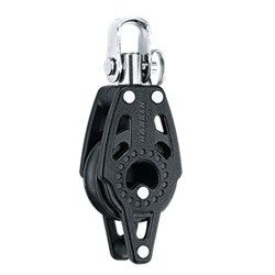 HARKEN - BLOCK 29MM SINGLE / SWIVEL / ARRICCAVO - SINGLE BLOCK WITH BECKET - CARBO
