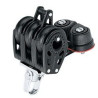 HARKEN - BOZZELLO 29 MM TRIPLO CON STROZZATORE E ARRICAVO TRIPLE BLOCK WITH CAM CLEAT AND BECKET - CARBO