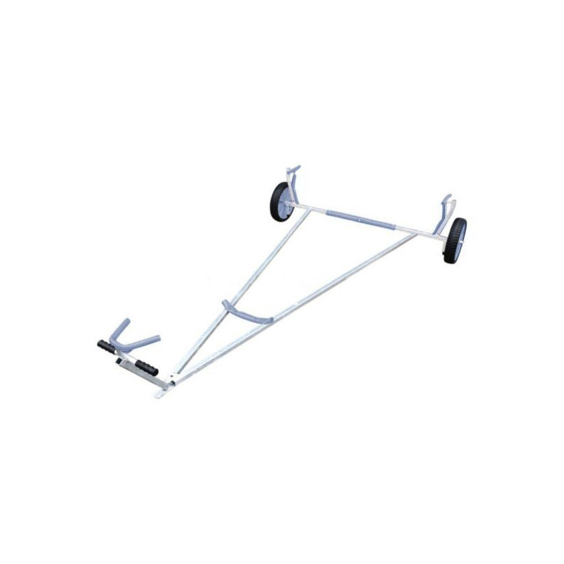 ILCA - CARRELLO IN FERRO ZINCATO IMPILA BILE CON RUOTE ANTIFORATURA