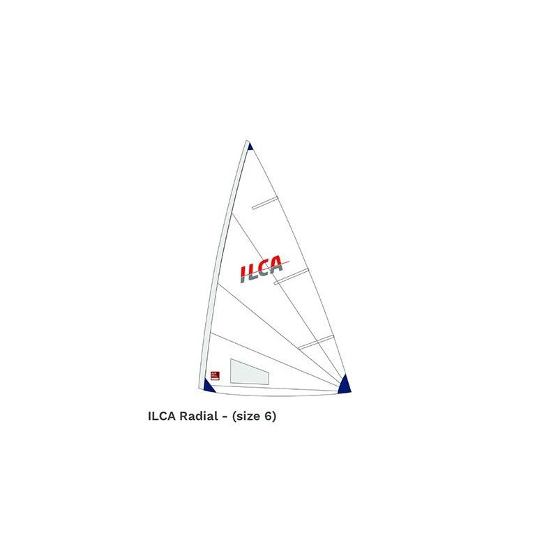 ILCA - LASER® ILCA 6 RADIAL FOLDED ORIGINAL SAIL MADE BY HYDE