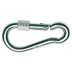 MOSCHETTONE  CON GHIERA DI SICUREZZA L 120 MM