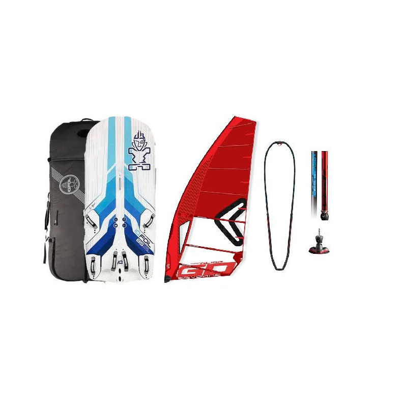 IQFOIL - YOUTH FULL PACKAGE - BOARD 85 / RIG HGO 8.0 / FOIL / BOARDBAG