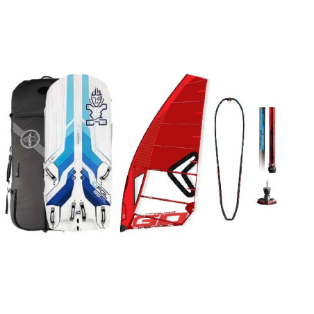 IQFOIL - YOUTH FULL PACKAGE - BOARD 85 / RIG HGO 8.0 / FOIL / BOARDBAG