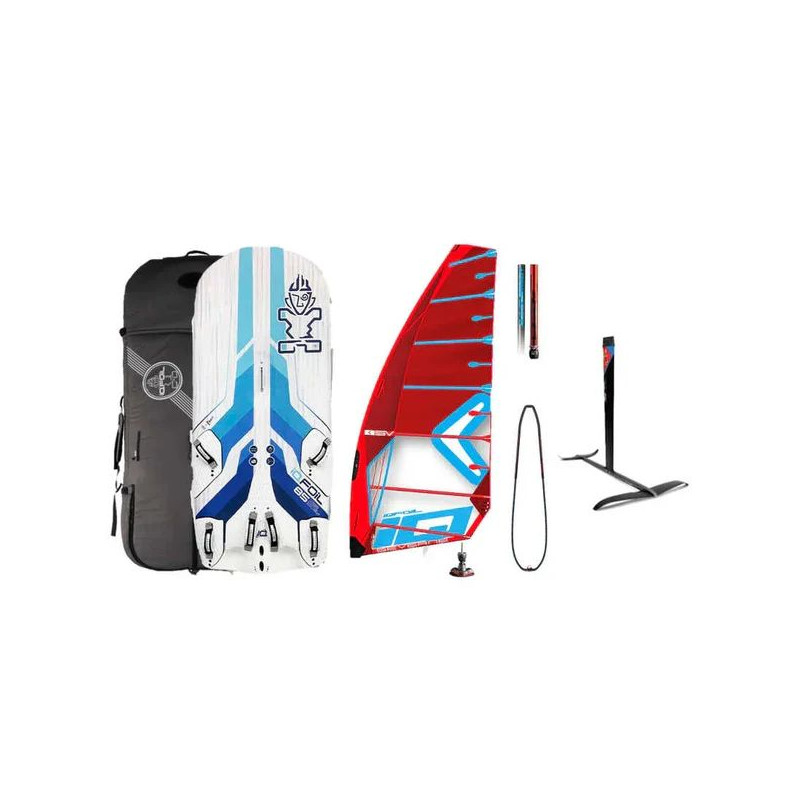 IQFOIL - JUNIOR FULL PACKAGE - BOARD 85 / RIG HGO 7.3 / FOIL / BOARDBAG