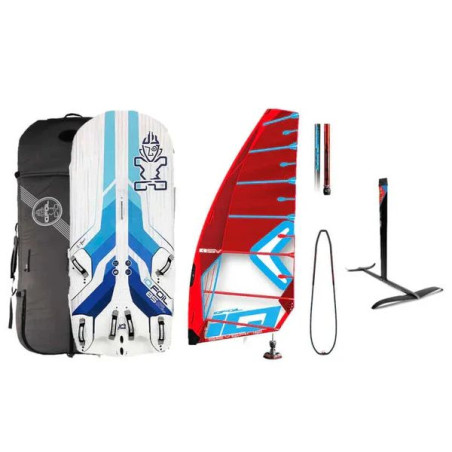 IQFOIL - JUNIOR FULL PACKAGE - BOARD 85 / RIG HGO 7.3 / FOIL / BOARDBAG