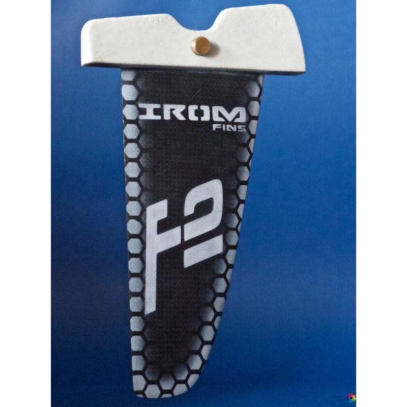 IROM FINS - PINNA CUSTOM FREESTYLE F2 IN CARBONIO, POWER BOX