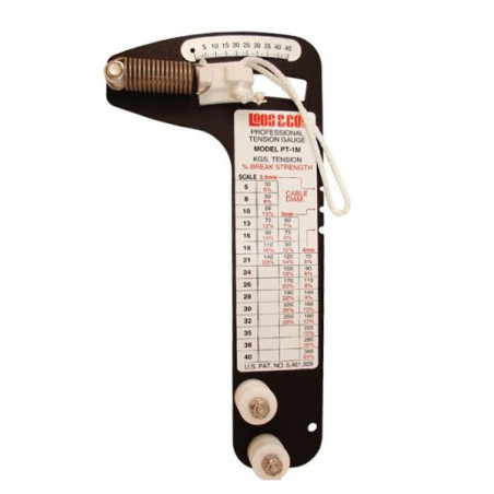 LOOS & CO - TENSION GAUGE PRO PT-1M PT1M for cables Ø 2.5-3-4mm