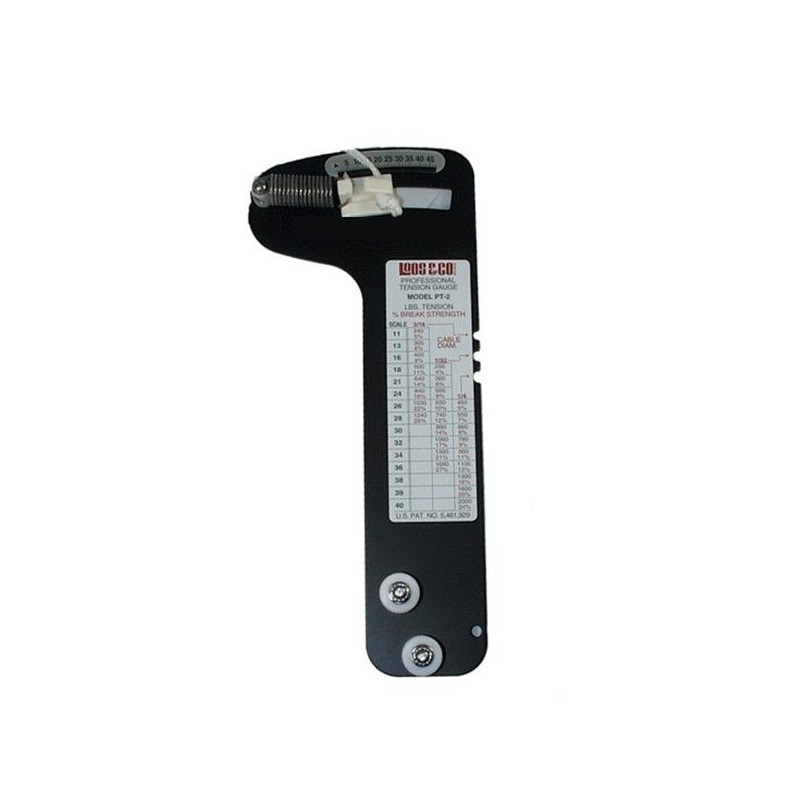 LOOS & CO - TENSION GAUGE PRO PT-2M PT2M for cable Ø 5-6-7mm