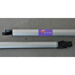 EMMETI SPARS - ALUMINIUM WHISKER POLE SILVER ANODIZED COMPLETE