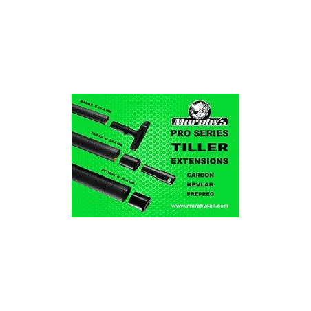 MURPHY'S - STICK IN CARBONIO PRO SERIES DIAMETRO 24,4 CM  LUNGHEZZA 2500 CM  SENZA SNODO PER 49ER E CATAMARANI