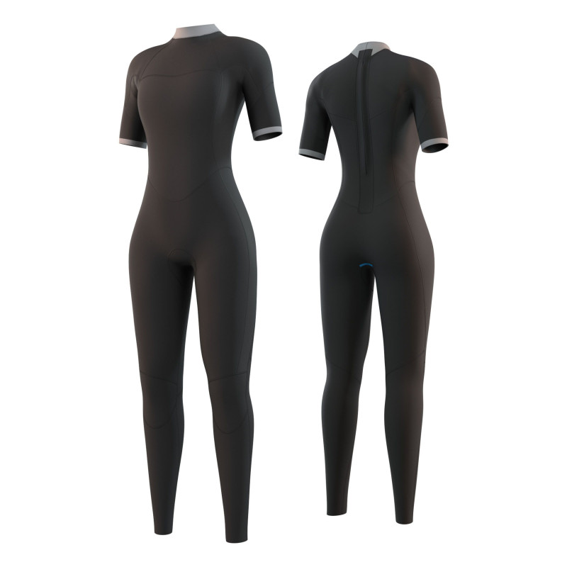 MYSTIC -Brand Shortarm 3/2mm Bzip Flatlock Women