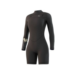 MYSTIC -Dazzled Longarm Shorty 3/2mm Double Fzip Women