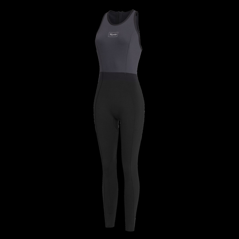 MYSTIC - MUTA DONNA LONG JOHN 2/2 NERA BACKZIP