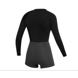 MYSTIC - LUNAR LONGARM SHORTY 2/2 MM FZIP WOMEN