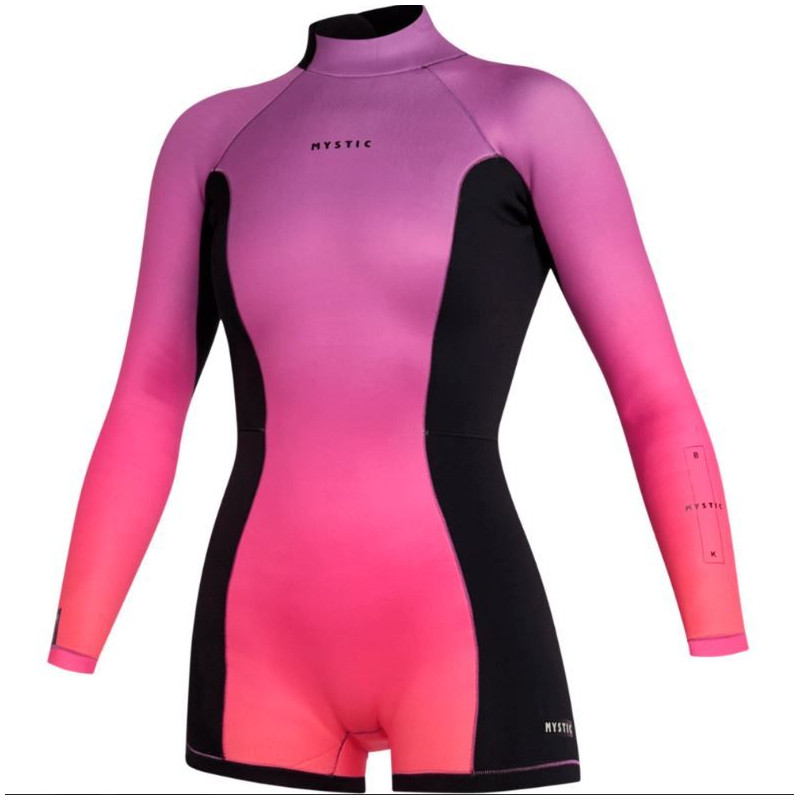 MYSTIC - MUTA SHORTY MANICA LUNGA DONNA 2/2 LUNAR CORAL