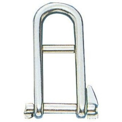 SHACKLE STAINLESS STEEL SNAP-IN WITH LATCH 6 MM.