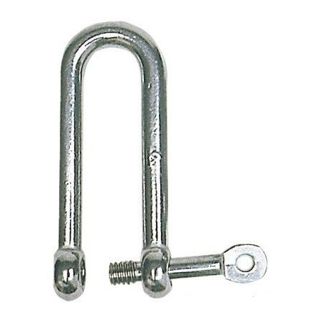 GRILLO LUNGO INOX A U ASSE IMPERDIBILE 6 MM.