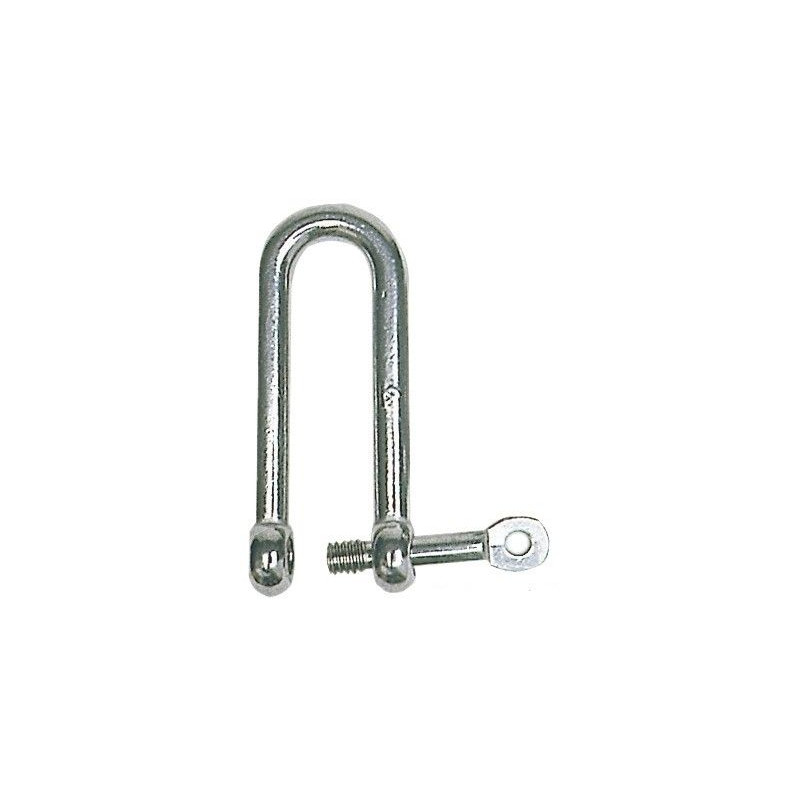 SHACKLE LONG STAINLESS STEEL U-AXIS UNMISSABLE 8 MM.