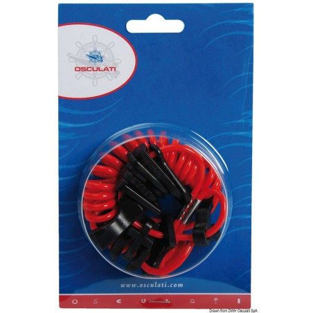 OSCULATI - kit of security lace and keys for rib
