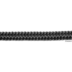 CAVALIERI - MOORING ROPE DOUBLE BRAID HIGH TENACITY BLACK - BY METER