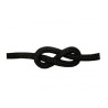 CAVALIERI - MOORING ROPE DOUBLE BRAID HIGH TENACITY BLACK - BY METER
