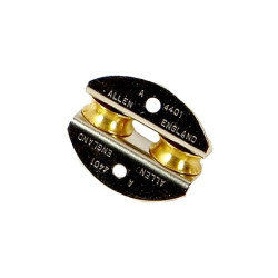 ALLEN BOZZELLO DOPPIO A PONTE CON PULEGGE IN OTTONE