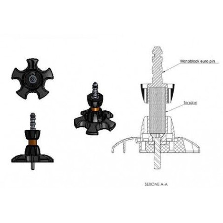 AL360 - PIEDINO PIN