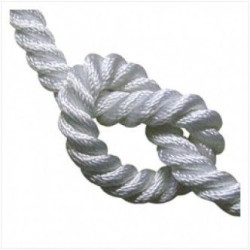 BENVENUTI - MOORING ROPE TWISTED MEDIUM TENACITY BIANCA - BY METER