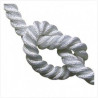 BENVENUTI - MOORING ROPE TWISTED MEDIUM TENACITY BIANCA - BY METER