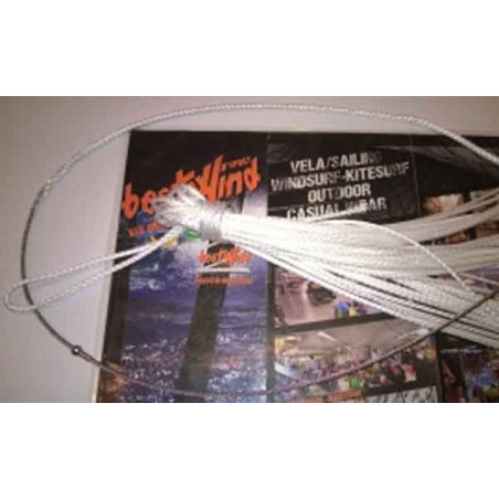 BEST WIND - FINN CLASS DYNEMA MAIN HALYARD WITHOUT SHACKLE ( INSIDE OR OUTSIDE THE MAST )