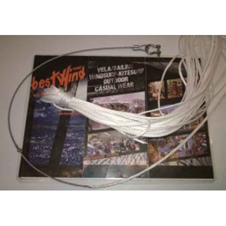 BEST WIND - FINN CLASS DYNEMA MAIN HALYARD ( INSIDE OR OUTSIDE THE MAST )