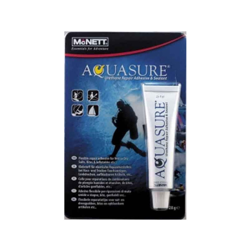 AQUASURE - THE GLUE AND SEALANT FOR REPAIRING WETSUITS NEOPRENE AND WATERTIGHT
